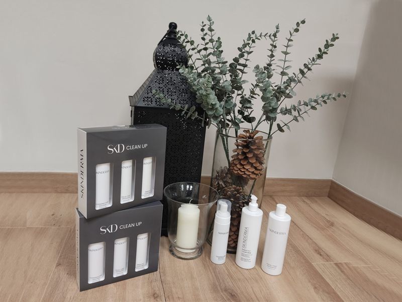 Productos de estética de Skinderma.